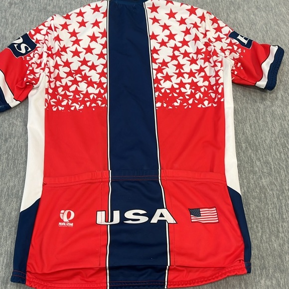 Men's Red Cycling Shirt - Picture 7 of 9